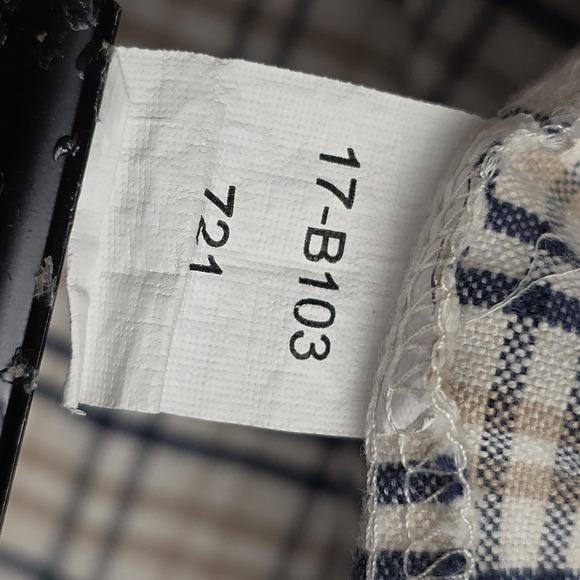 Van‎ Heusen Mens Short Sleeve Shirt 3XLT Brown Blue Plaid Pocket Cotton/Poly - Picture 12 of 16